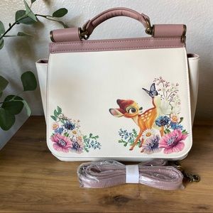 Loungefly Bambi Floral Crossbody Bag Handbag